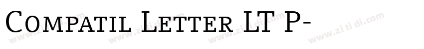 Compatil Letter LT P字体转换